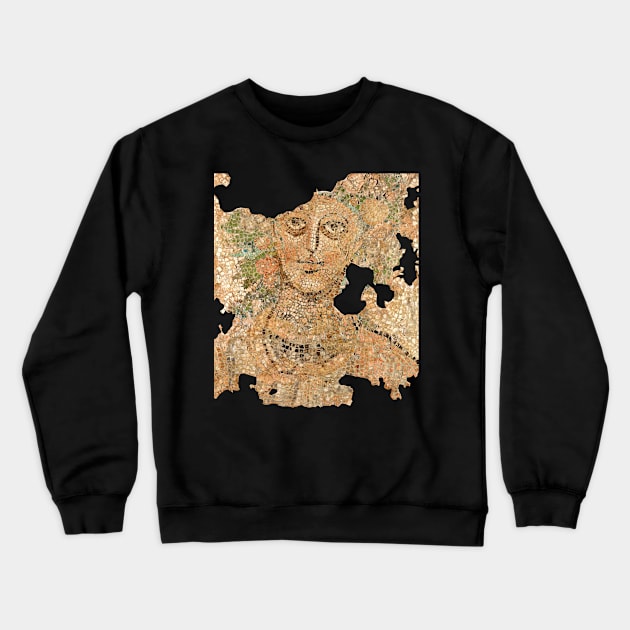 Fragment of a mosaic floor : Summer Crewneck Sweatshirt by Mosaicblues